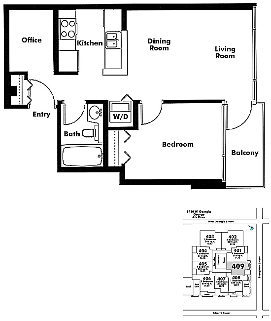 Floor plan 409