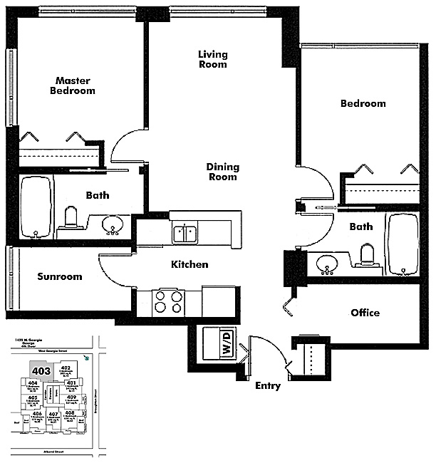 Floor plan 403