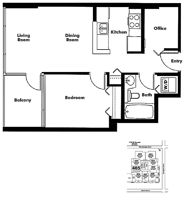 Floor plan 405