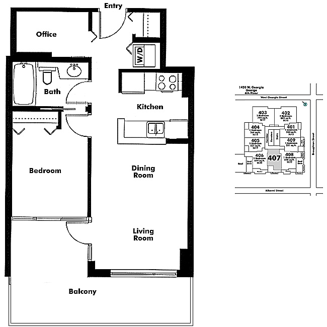 Floor plan 407