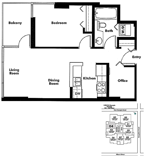 Floor plan 704