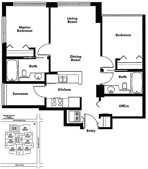 Floor plan 603