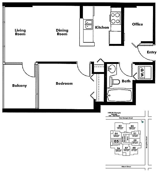 Floor plan 705