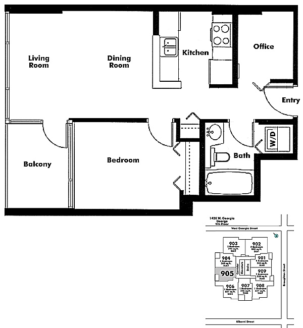 Floor plan 905
