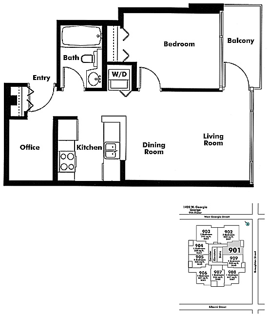 Floor plan 901