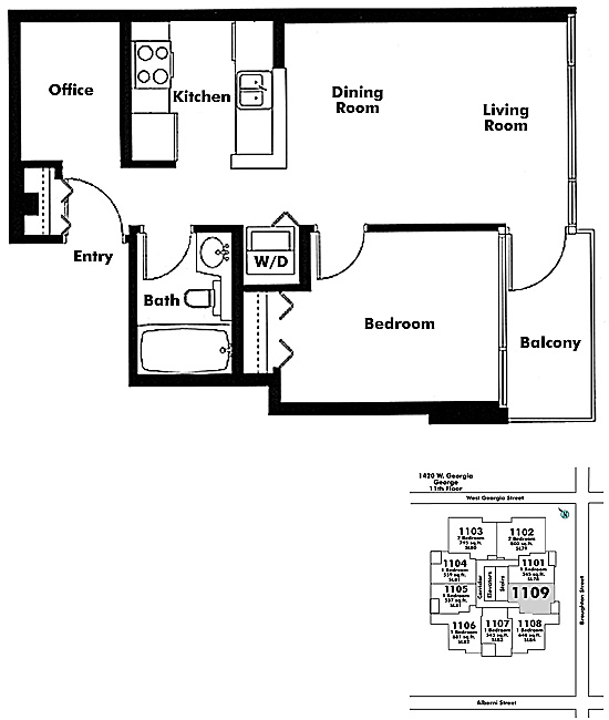 Floor plan 1109