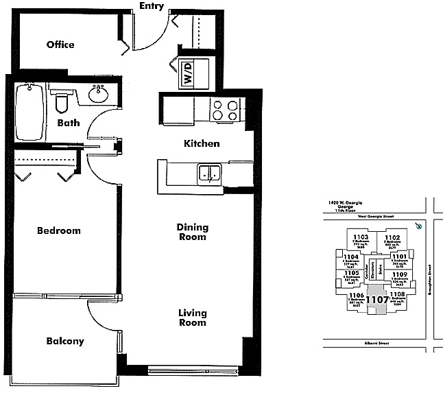 Floor plan 1107