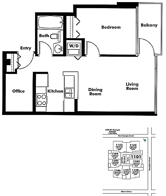 Floor plan 1101