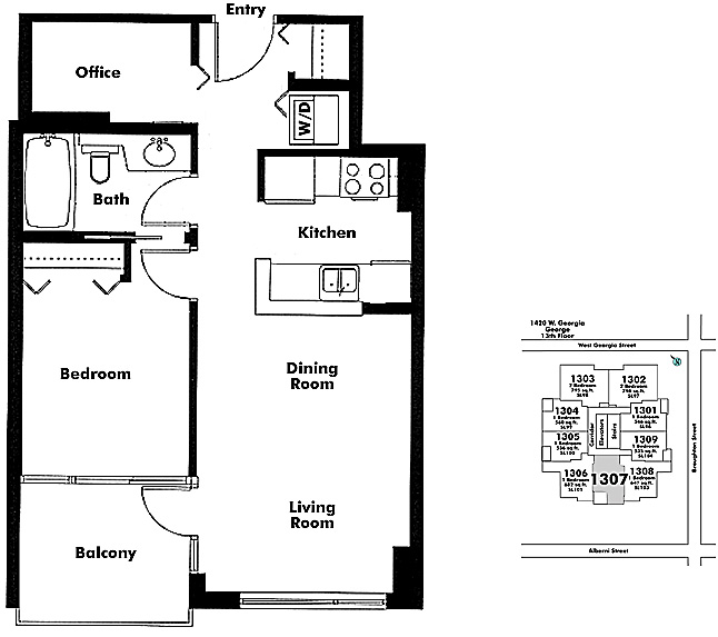 Floor plan 1307