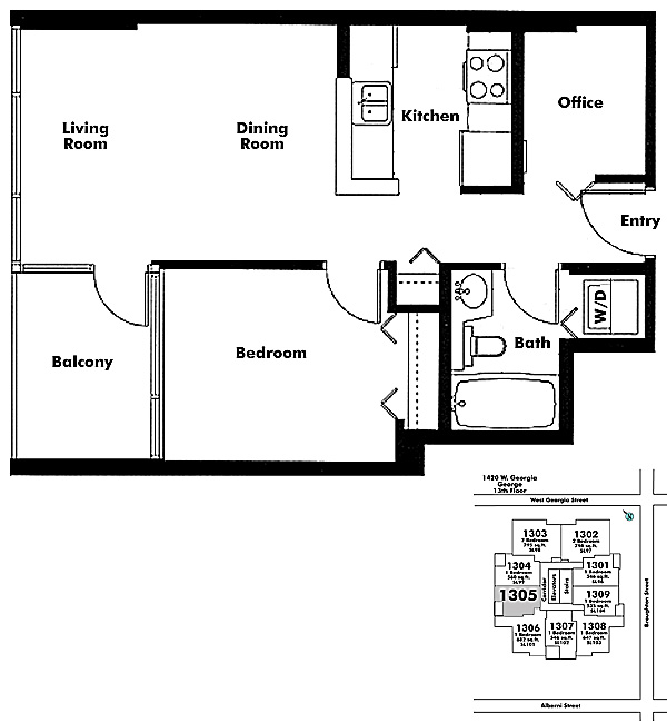Floor plan 1305