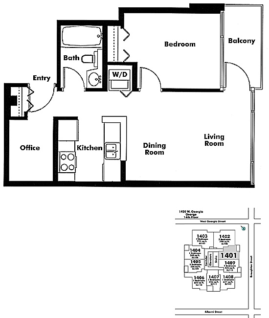 Floor plan 1401