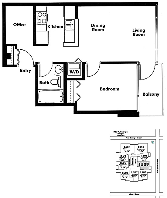 Floor plan 1509