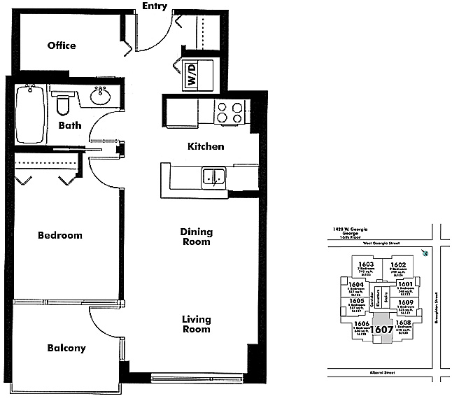 Floor plan 1607