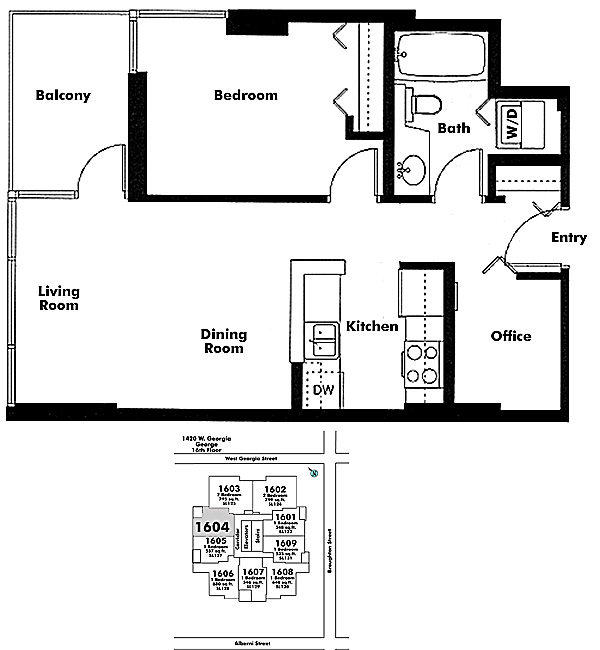 Floor plan 1604