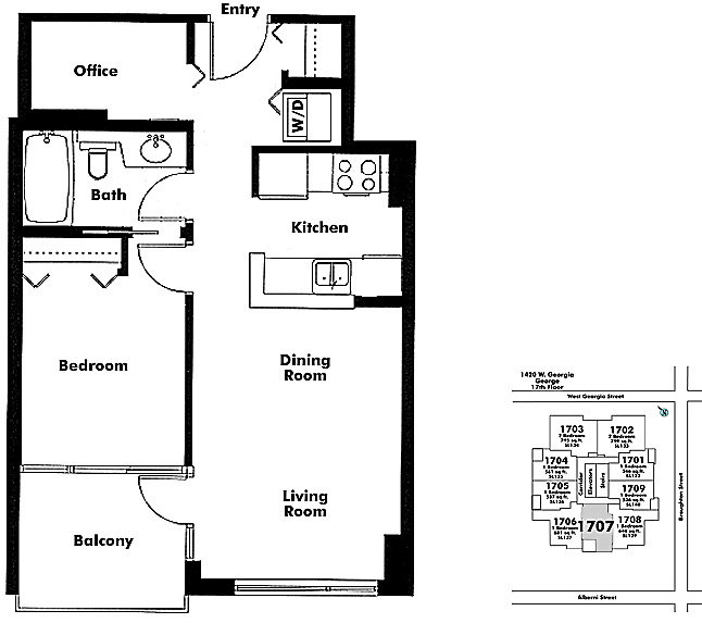 Floor plan 1707