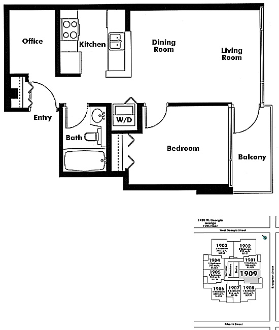 Floor plan 1909