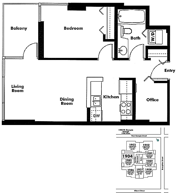Floor plan 1904