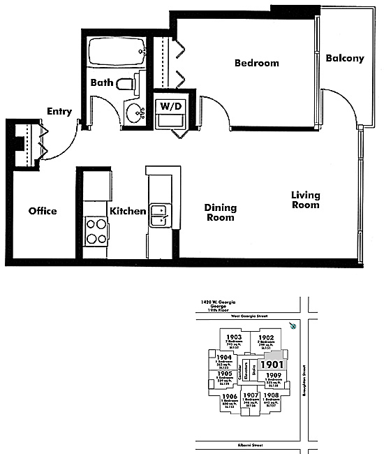 Floor plan 1901