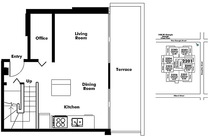 Floor plan PH2201