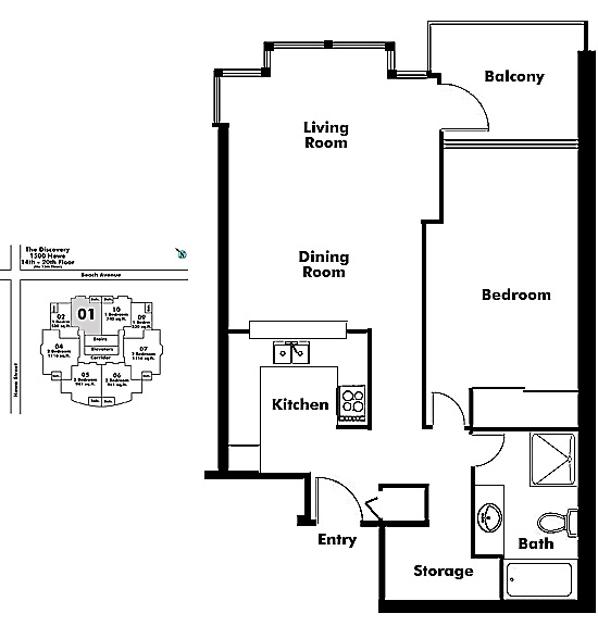 Floor plan 1501