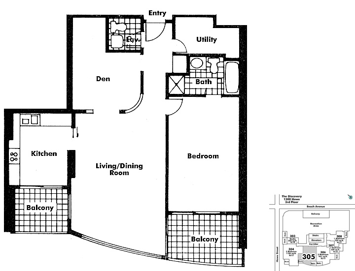 Floor plan 305