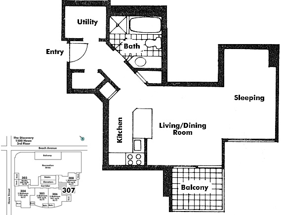 Floor plan 307