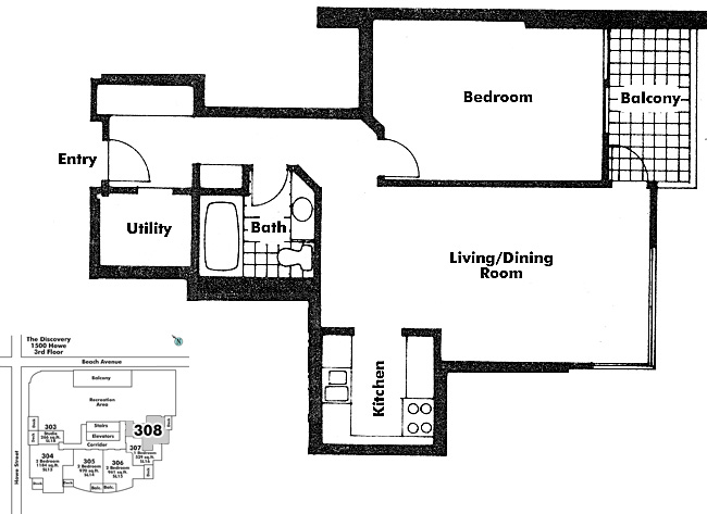 Floor plan 308