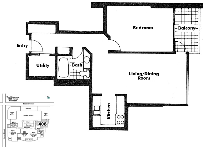 Floor plan 408