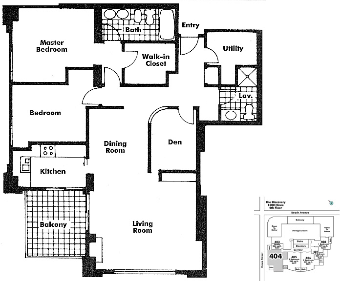 Floor plan 404