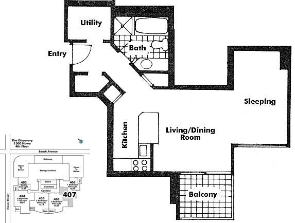 Floor plan 407