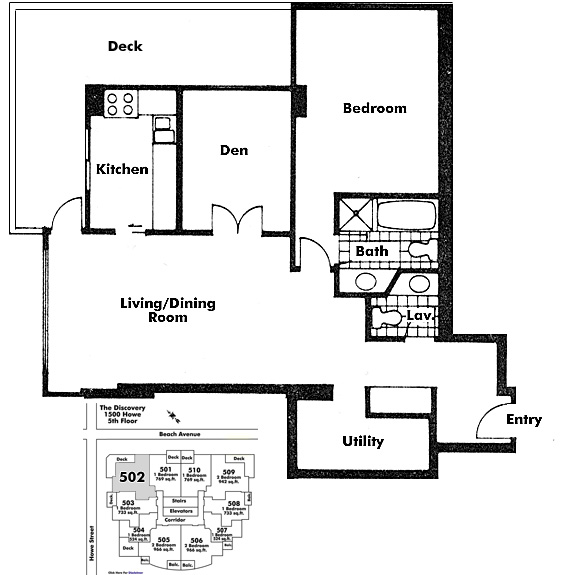 Floor plan 502