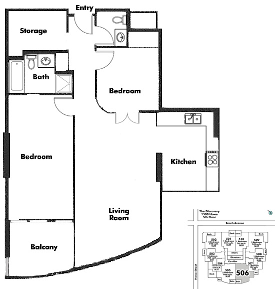 Floor plan 506