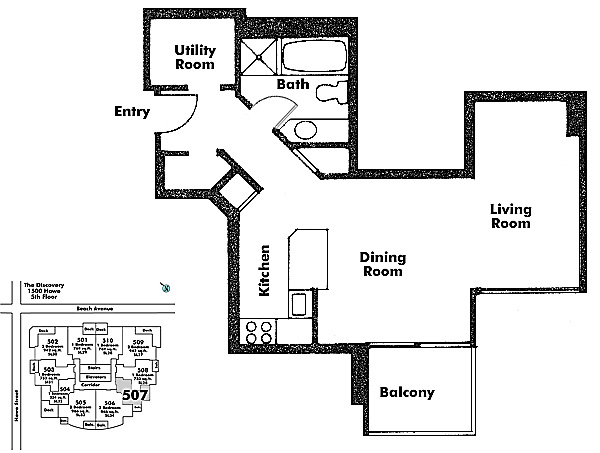 Floor plan 507
