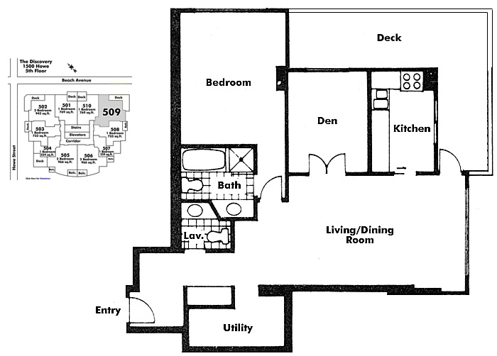 Floor plan 509