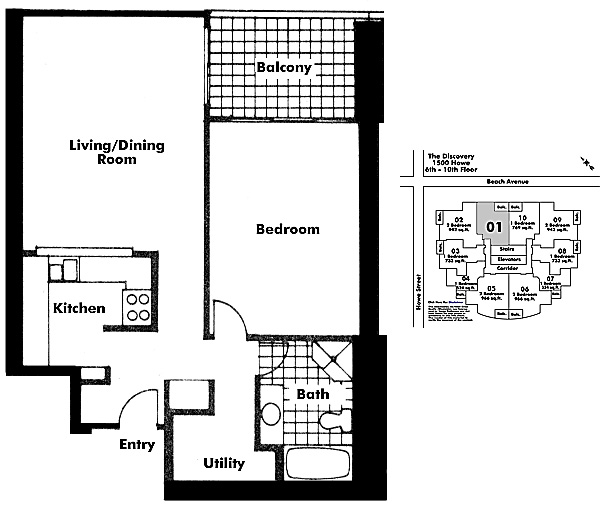 Floor plan 601