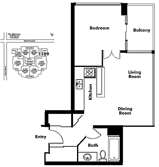 Floor plan 1109