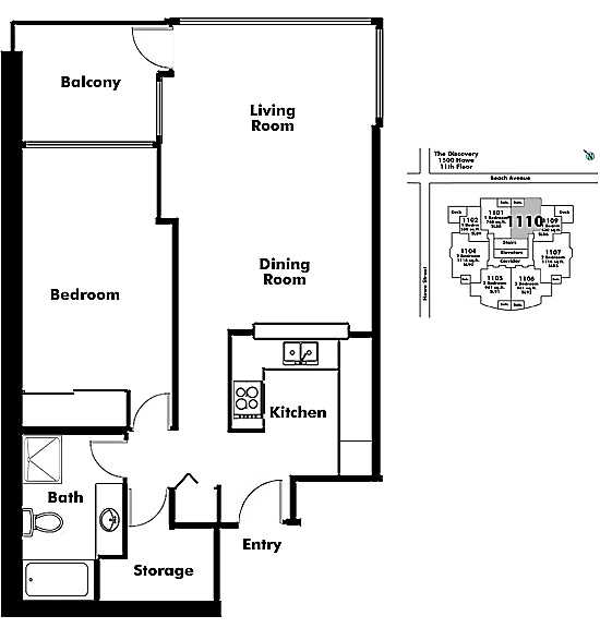 Floor plan 1110