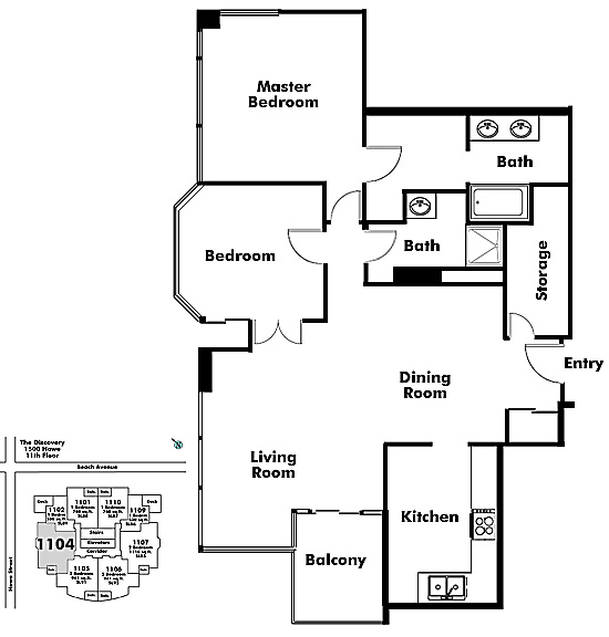 Floor plan 1104