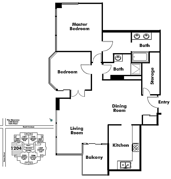 Floor plan 1204