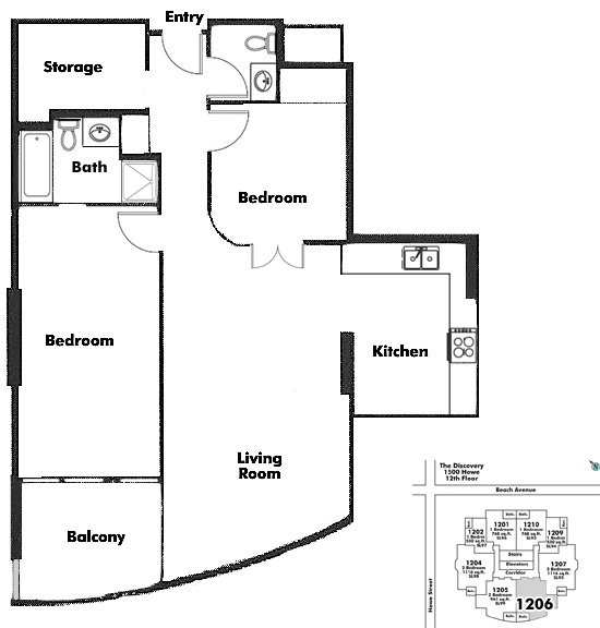 Floor plan 1206