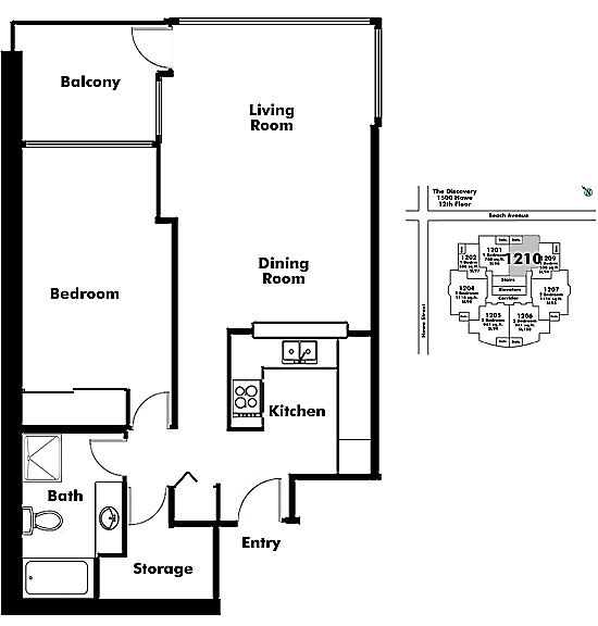 Floor plan 1210
