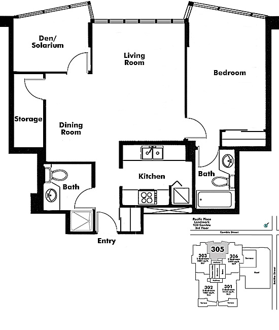 Floor plan 305