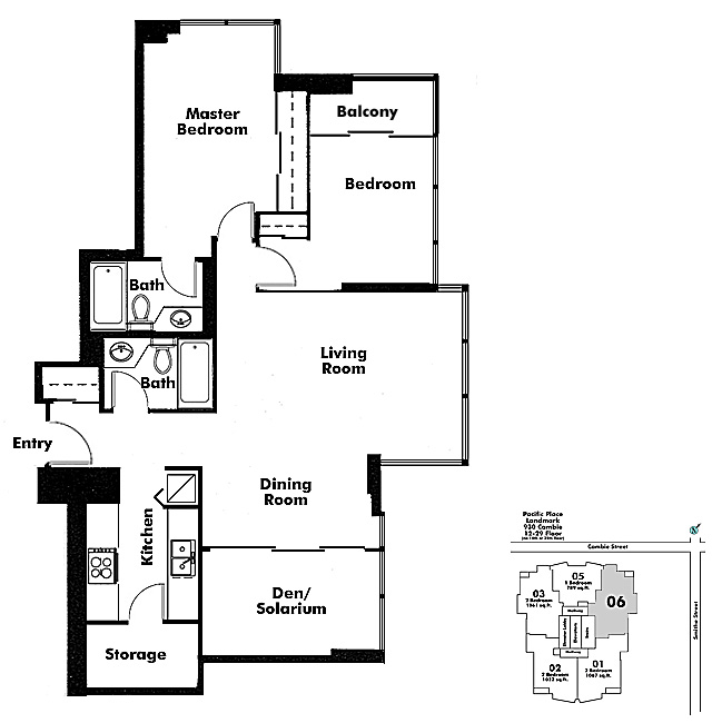 Floor plan 1306