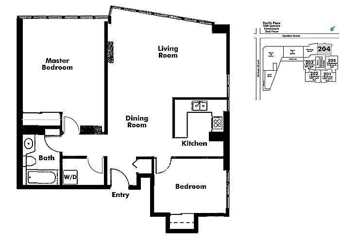 Floor plan 204