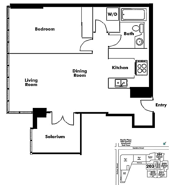 Floor plan 203