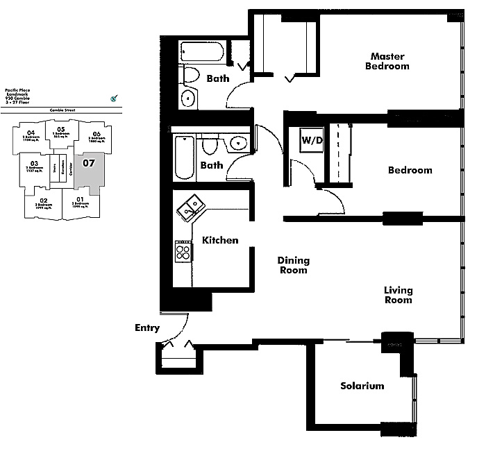 Floor plan 607
