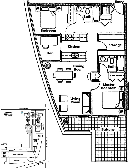 Floor plan 302