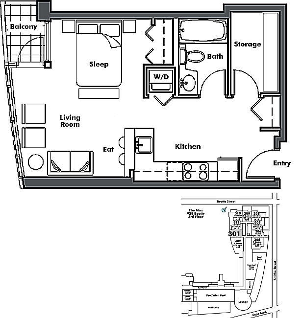 Floor plan 301