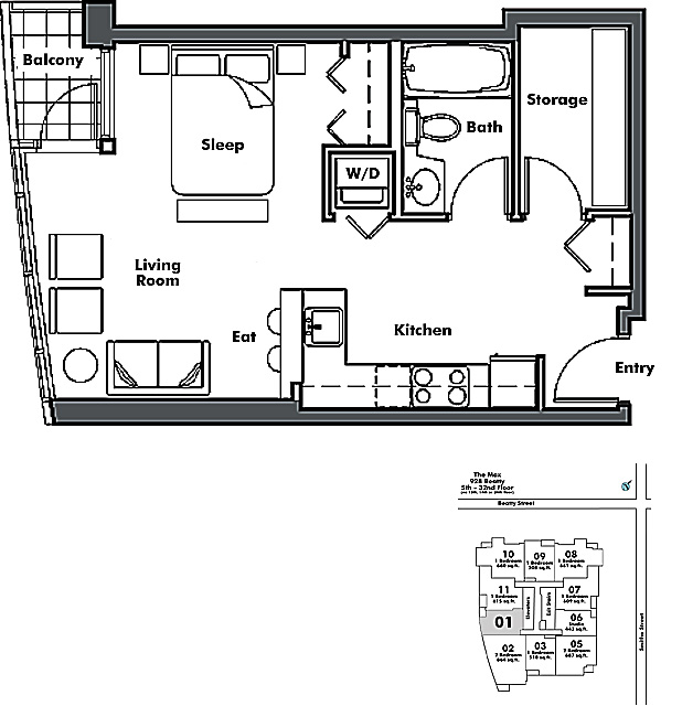 Floor plan 701