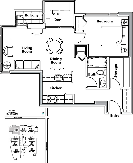 Floor plan 910